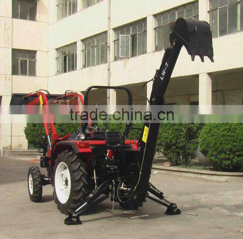 front loader and backhoe for 55hp 4WD tractors John Deere 554