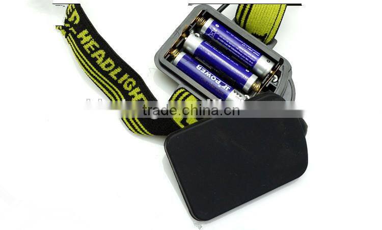 plastic sense lamp LED dry battery power source headlamp headlight