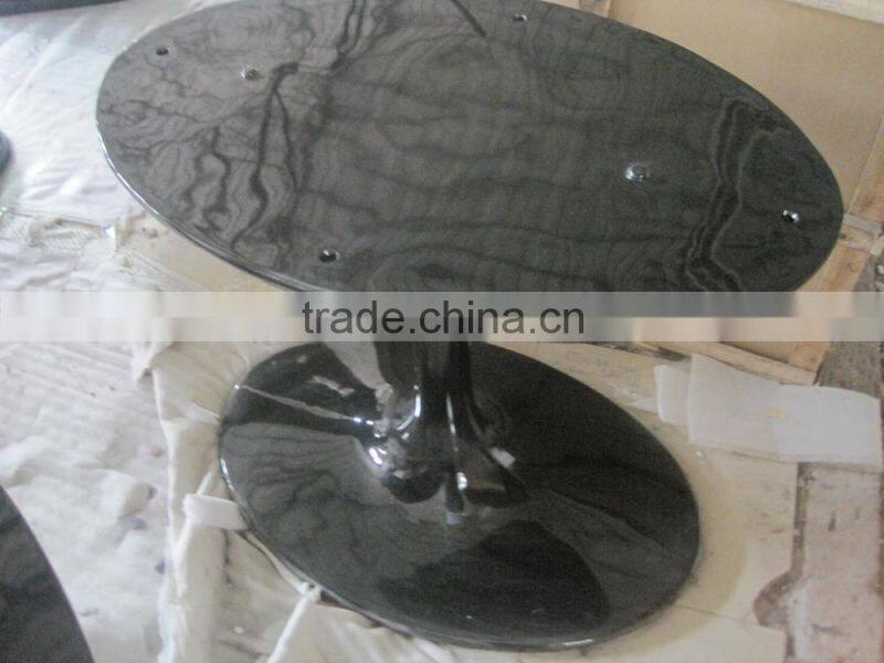 dining room fiberglass oval tulip table