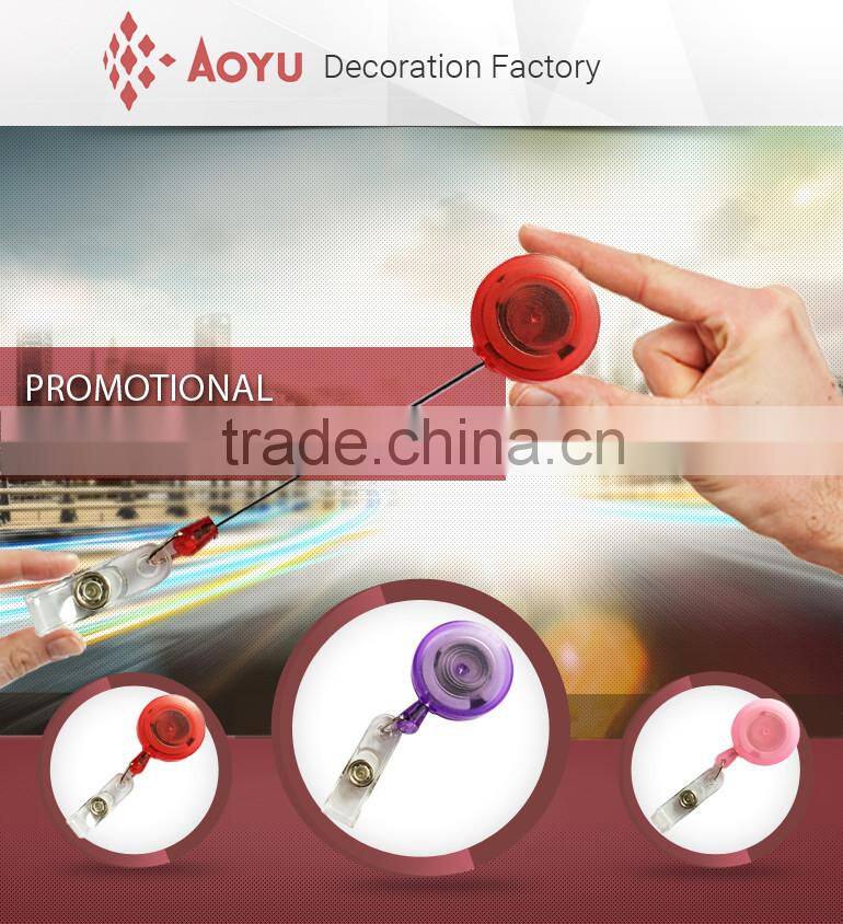 transparent retractable badge reel badge holder