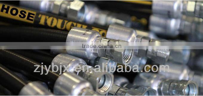 24211-06-06 ORFS flat seal, female galvanized, high pressure brass fitting