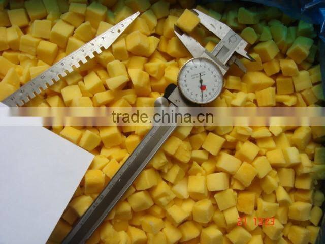 Chinese New crop frozen (IQF) mango dices