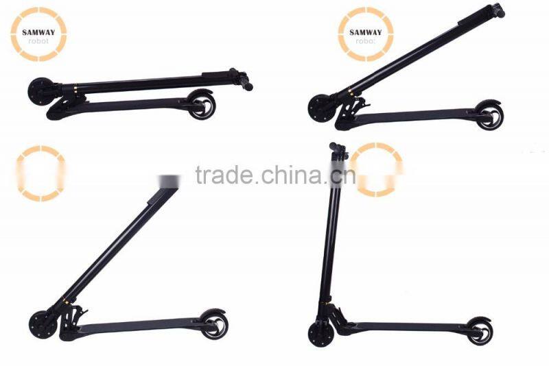 Samway Robot 2016 Newest Best quality light weight carbon fiber portable folding electric bike