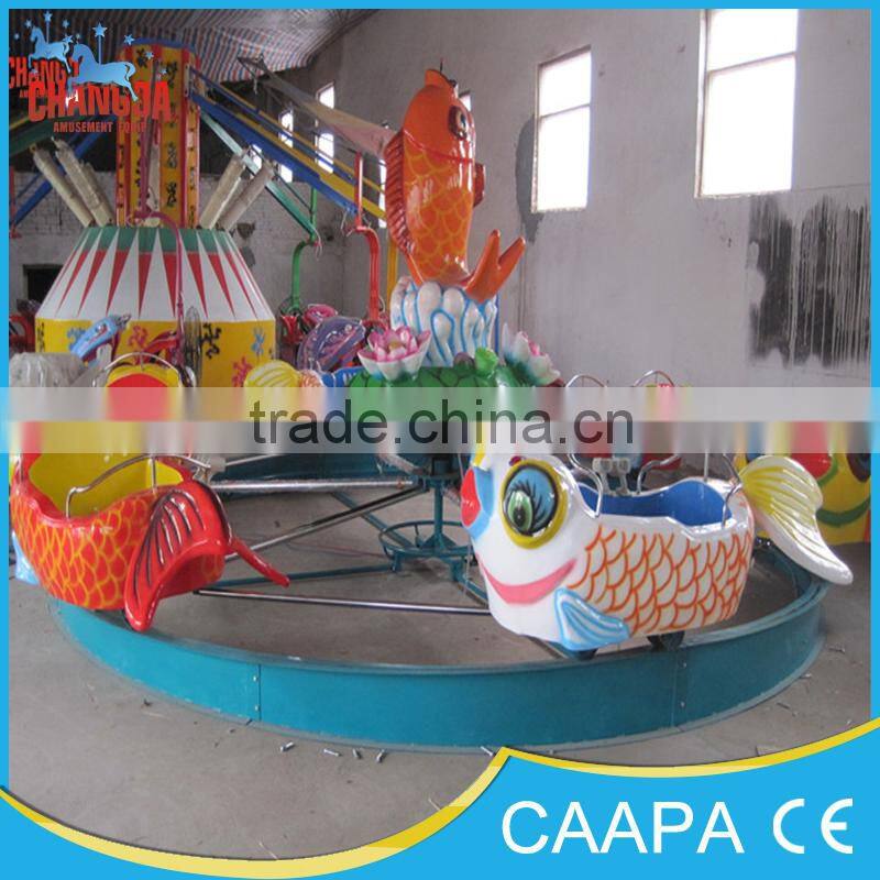 Hot Sale Amusement Rides,Rotating Fish Ride Carps Jumping Over The Dragon door For Kids