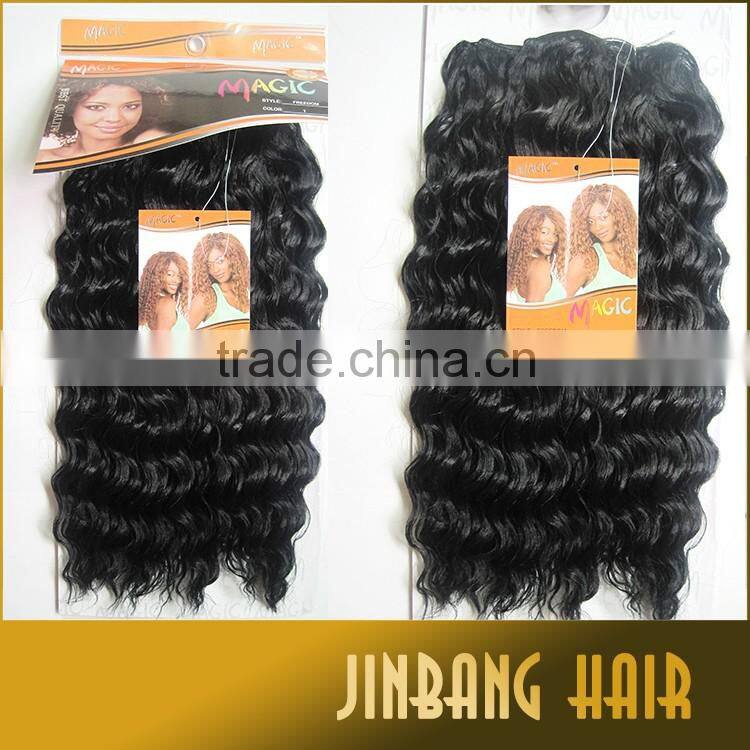 2016 Hot MAGIC Synthetic Afro Hair Freedom Curly Synthetic Hair Weaves Weft Extension