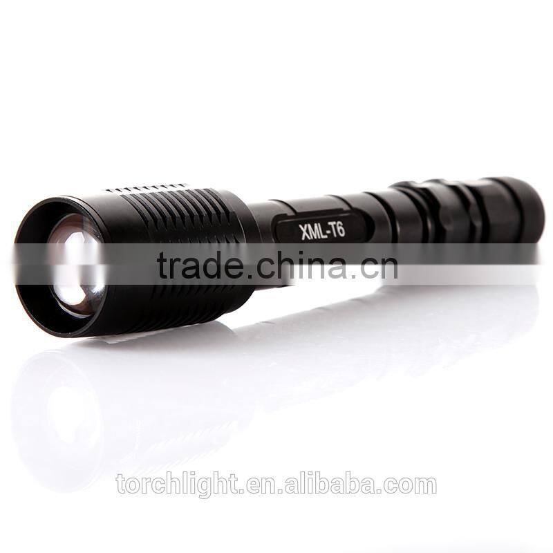 Mini Handy Portable Outdoor Zoomable Adjustable Focus CRE E XM-L T6 5 Modes 2000LM LED Flashlight Torch Light Lamp