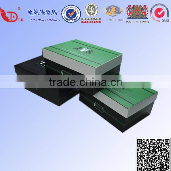 Wholesale cheap foldable shoe box,packaging cardboard shoe box