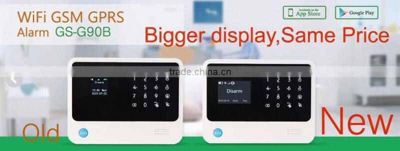 Multi-language wireless alarm system work with ip camera & gsm home alarm system smart home wifi alarms instruction in russian