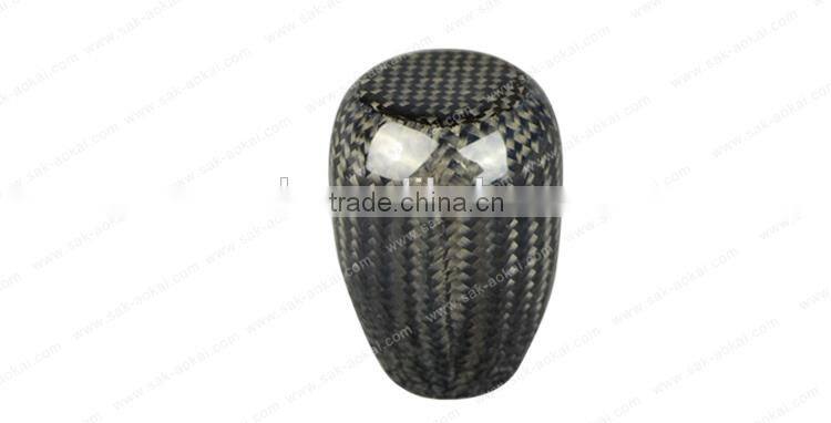 Real Carbon Fiber Car Gear Shift Knob Black Ball