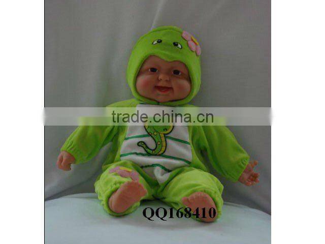 16 inch lovely baby doll with IC-papa,mama,cry laugh