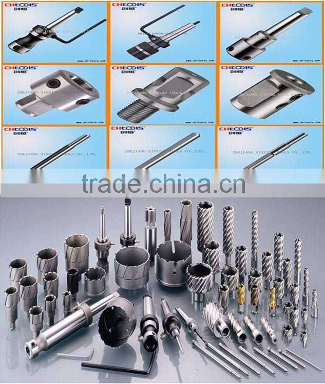 Cutting tools with part drill arbors