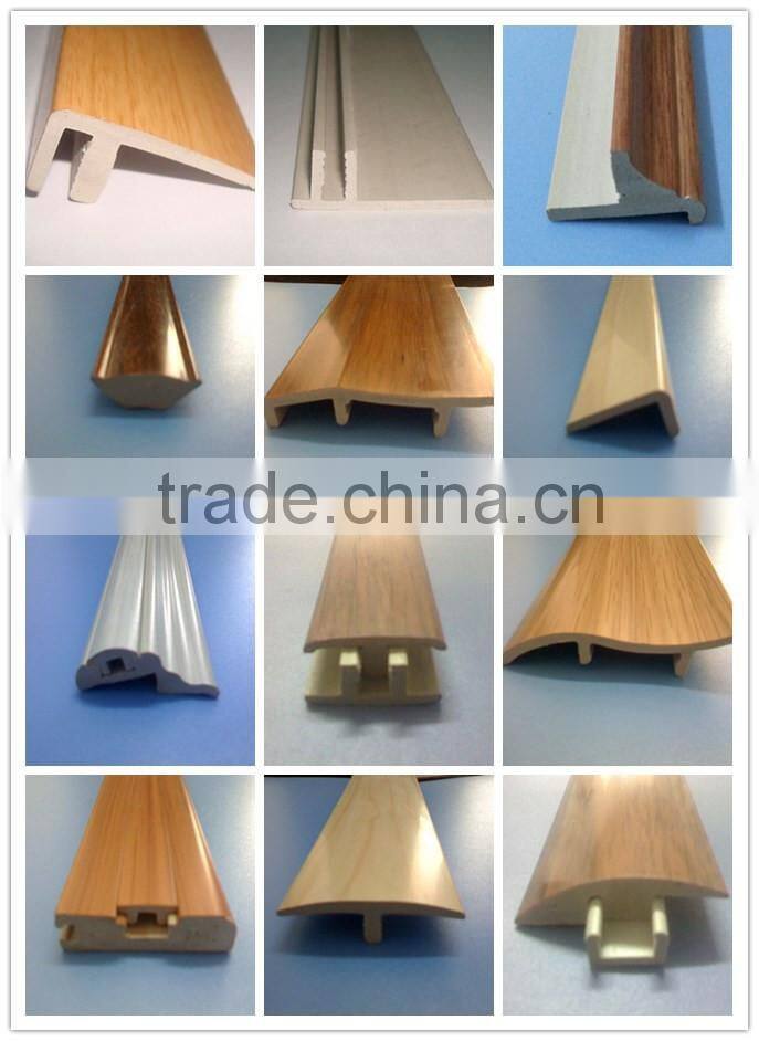 PVC panel corners for skirting use Hot compress