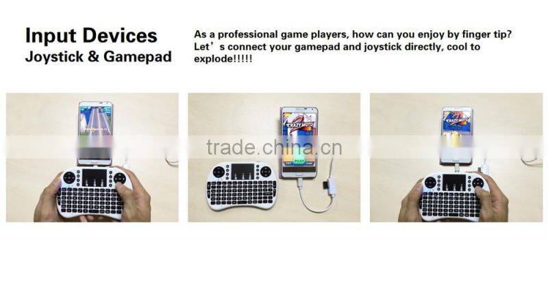 2015 new innovation products otg cable usb adapter for smart phone game