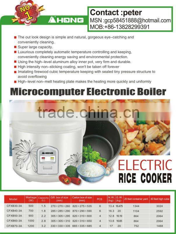 700W Electric Rice Cooker with Steam Tray