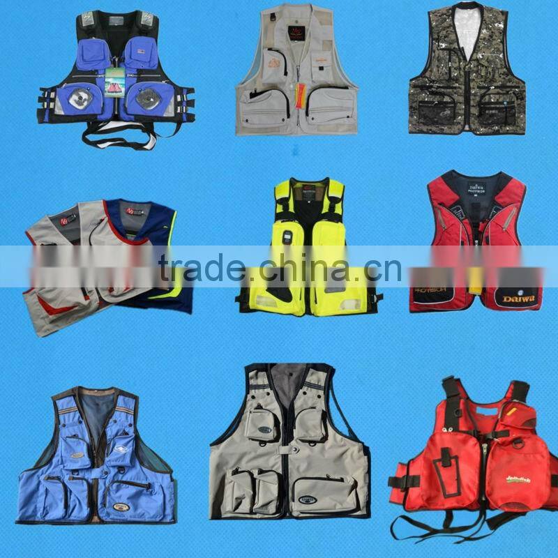 Fishing vest with removable EPE foam
