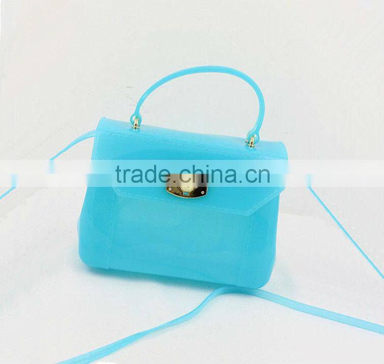 New Design Sky Blue Ladies Classy Shoulder Bag