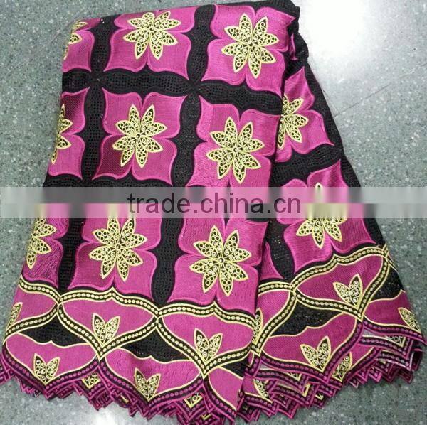 2014 latest high quality african cord lace fabric
