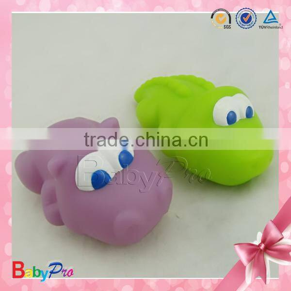 Eco-Friendly Promotional Floating Baby Bath Toy Crocodile Toy