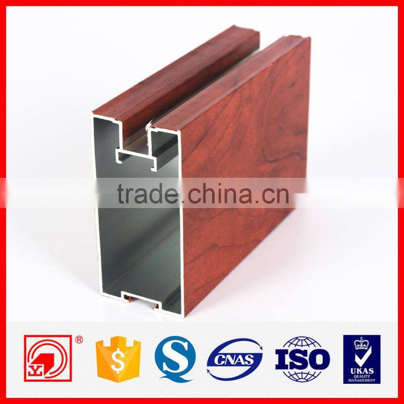 Best price for wooden grain aluminum profiles