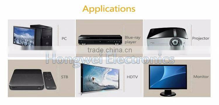 Blue-rays player HDTV digital cables video wire customized gold plated DVI cables