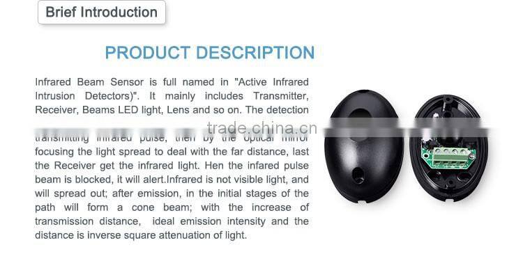 Active Infrared Photoelectric Beam Baluster Sensor Price