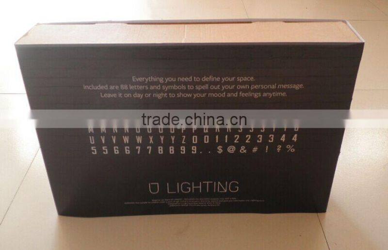 Battery Operated Led Light Box With Letters