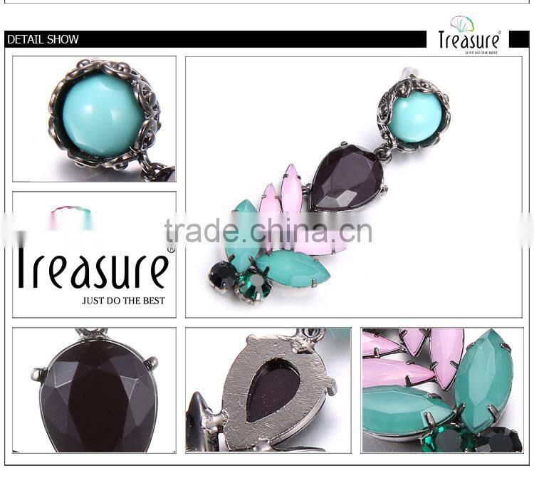 china jewelry wholesale mix color acrylic dangle earrings jewelry fashion 2015