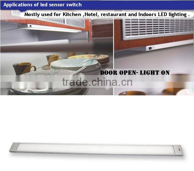 customized DIY Intelligent SENSOR SWITCH for mirror and bathroom lighting for hotel furniture 12V