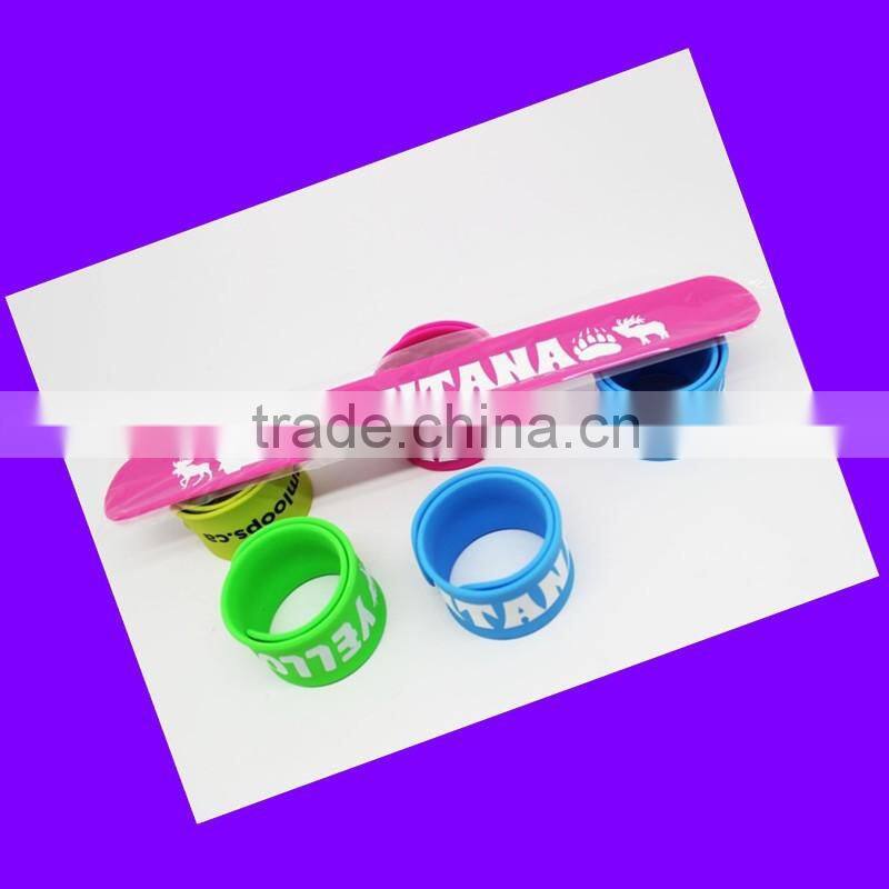 Multi Design Children Wrist Band Bracelet Kids Acrylic Clap Ring