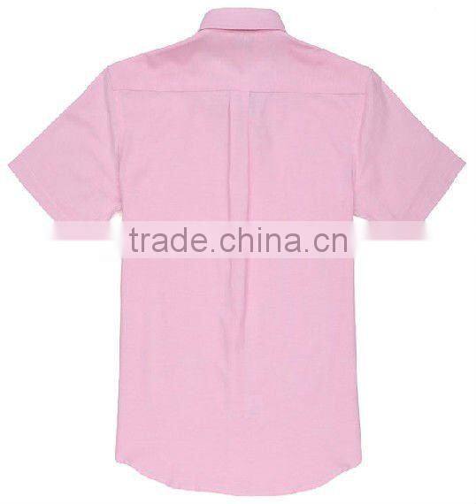 2015 trendy short sleeve mens shirt