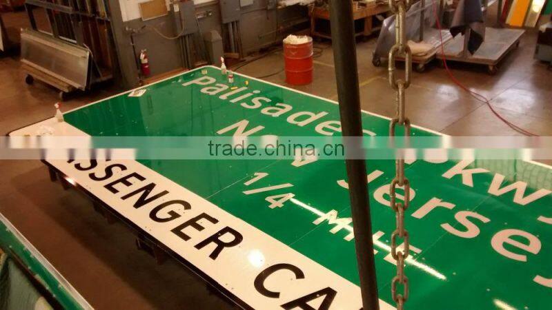 High quality aluminum glow in dark door sign