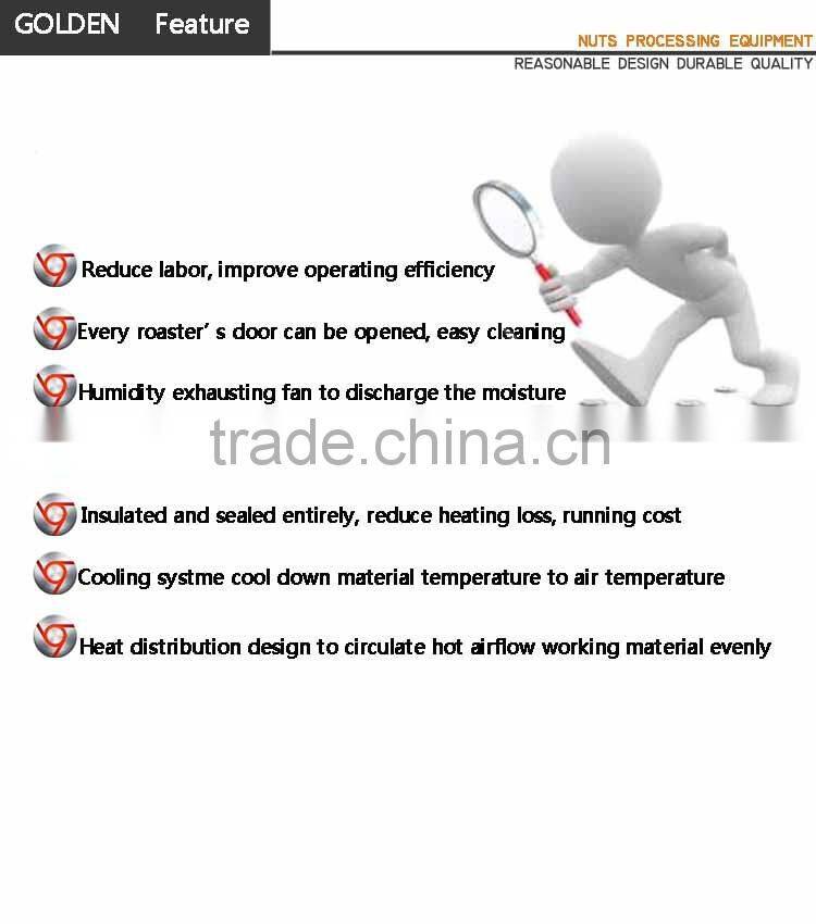 Food Machinery Peanut Roasting Blanching Production Line