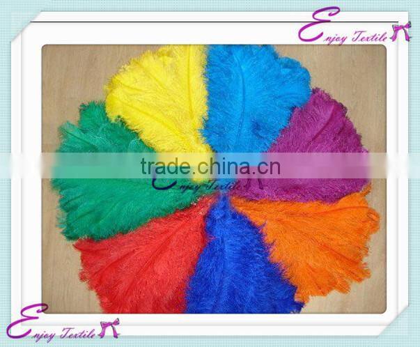 YHF#09 colorful ostrich feather for events wedding party decoration