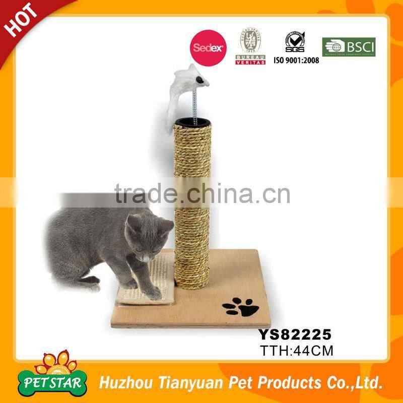 Seperate Plush Pad Sisal Rope Cat Scratcher Post