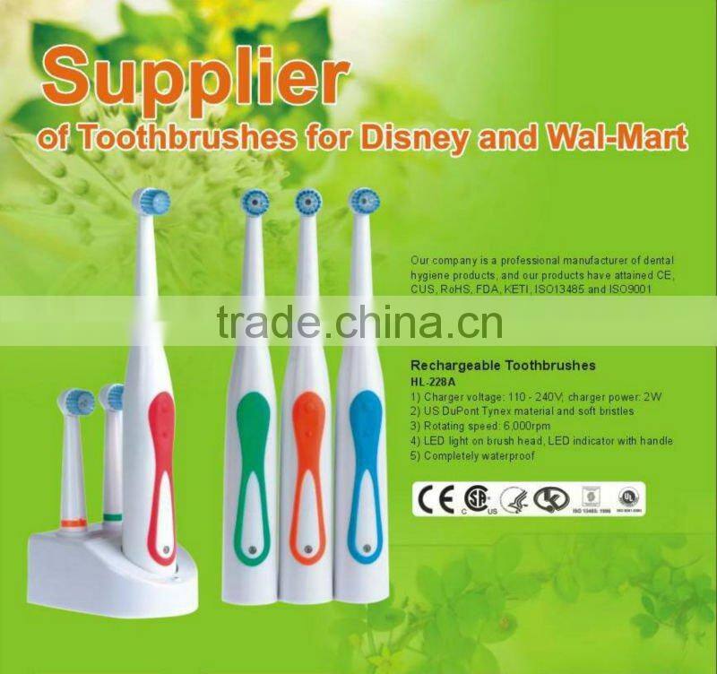 LED light Rechargeable toothbrush