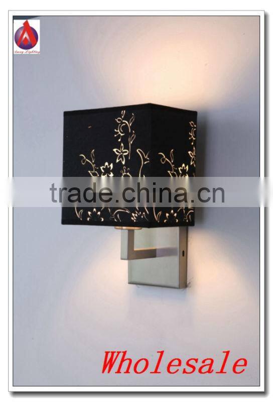 most popular white wood wall lamp in Amercia and Europe