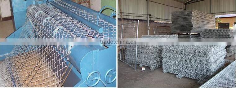 Cheap cost easily assembled spot temporary chain link fence for sale