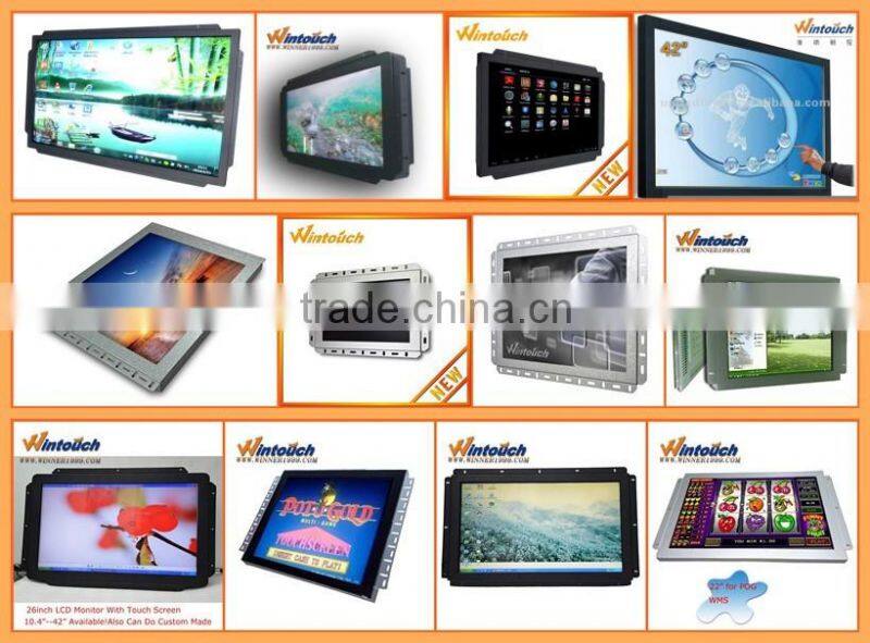 Touch Screen Open Frame 12 .1 inch Lcd Monitor With USB RS232 VGA Port