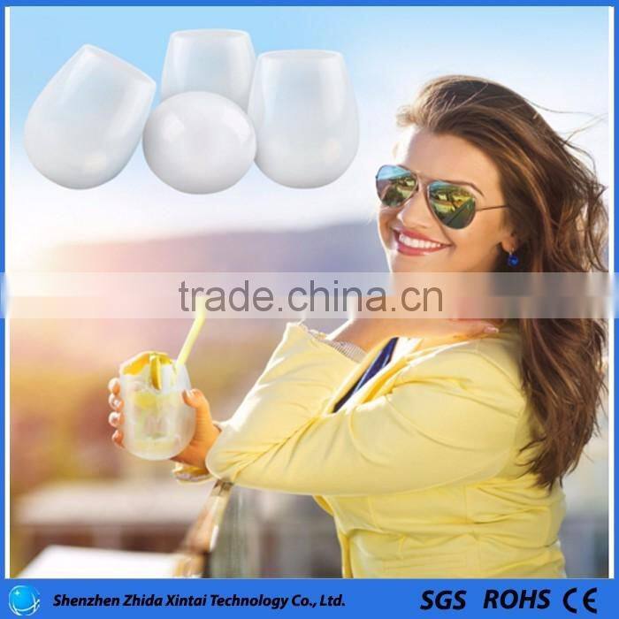 Portable Unbreakable Stemless Reusable Silicone Wine Glasses/Cups