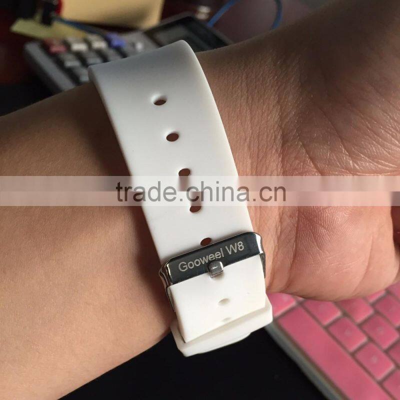 100% Original Gooweel W8 Bluetooth Smart Watch Sport for iPhone 4/4S/5/5S/6/6+ Samsung S4/Note/s6 HTC Android Phone Smartwatch