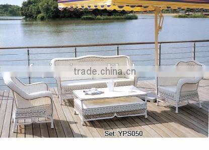 00 indoor furniture comfortable sipmle rattan wicker living room sofa set YPS042