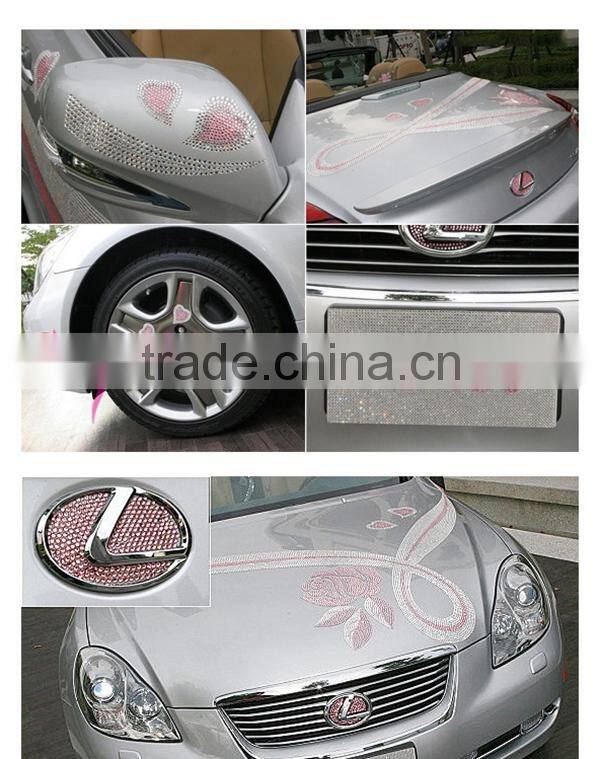 AB pink rose rhinestone,hot-fix flat rhinestone