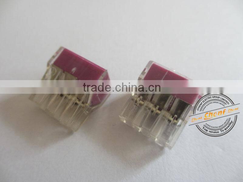 High Quality Push-in 6 Poles Wire Connector For Building