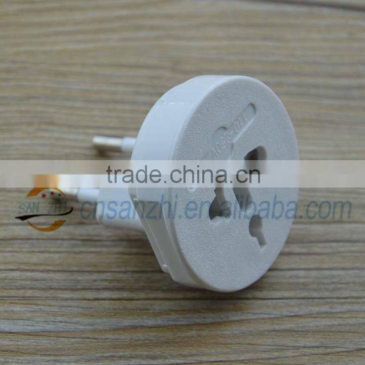 All in one universal cylindrical 10 v travel adapter adaptor