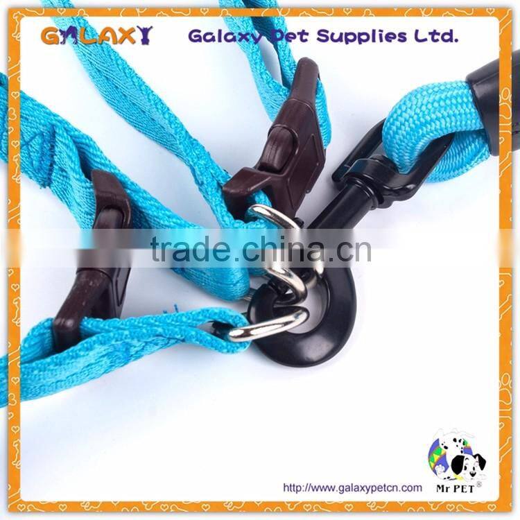 Custom nylon adjustable buckle dog collar and leash, sell well dog leash