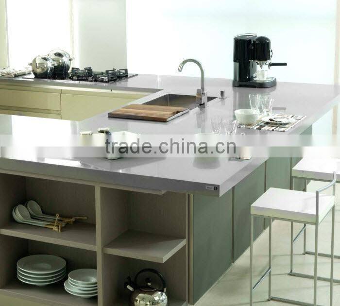 China Factory Directly Supply Customized White Corian Furniture Kitchen Island Table