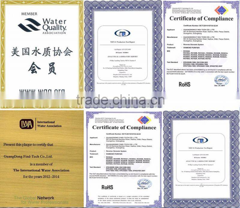 cheap price ro water filtration system 75GPD dow filmtec membranes