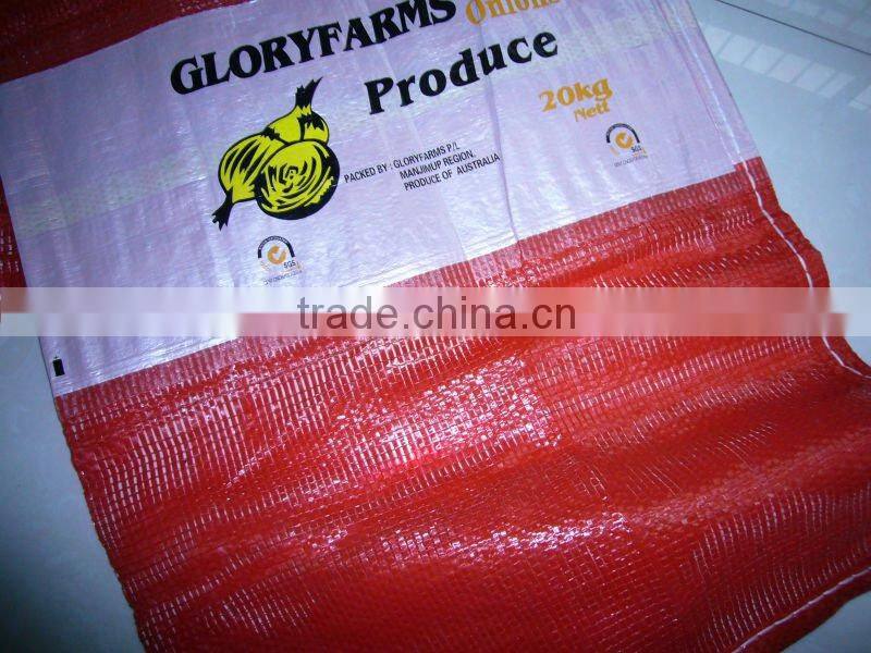 2012 top sale pe net bags with drawstring for fruit and vegetable with OEM service
