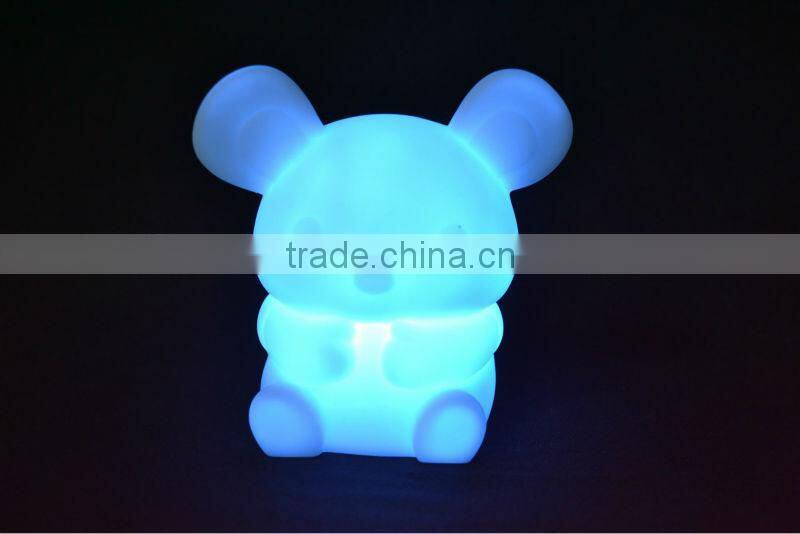 LED light base table decorations for little bear led lamp