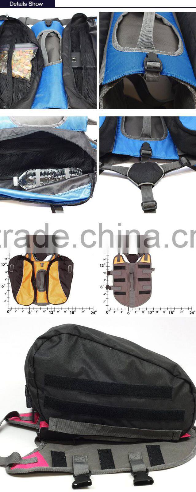 Removable Nylon Saddlebag style dog Carrier backpack